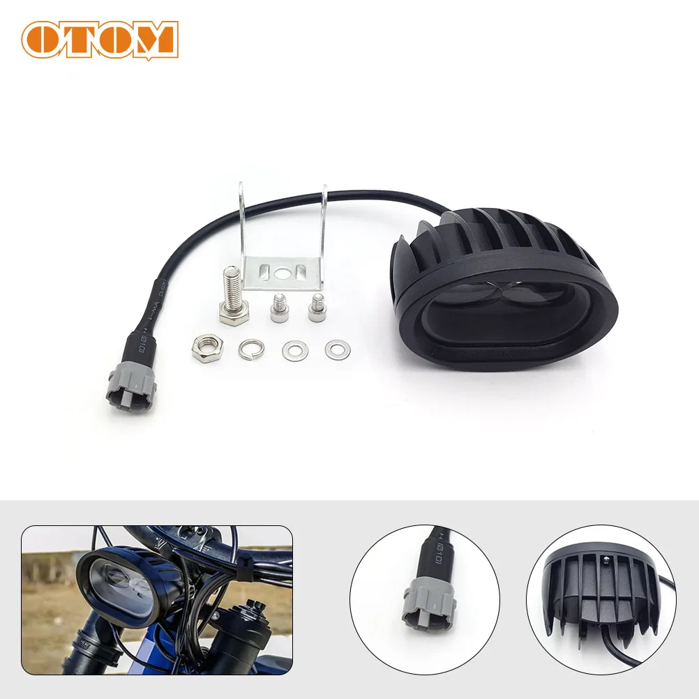 OTOM светодиодная фара с кронштейном, Модернизированная фара, лампа с переключателем света, водонепроницаемая фара для SURRON Light-Bee, Электрический внедорожный мотоцикл
OTOM светодиодная фара с кронштейном, Модернизированная фара, лампа с переключателем света, водонепроницаемая фара для SURRON Light-Bee, Электрический внедорожный мотоцикл