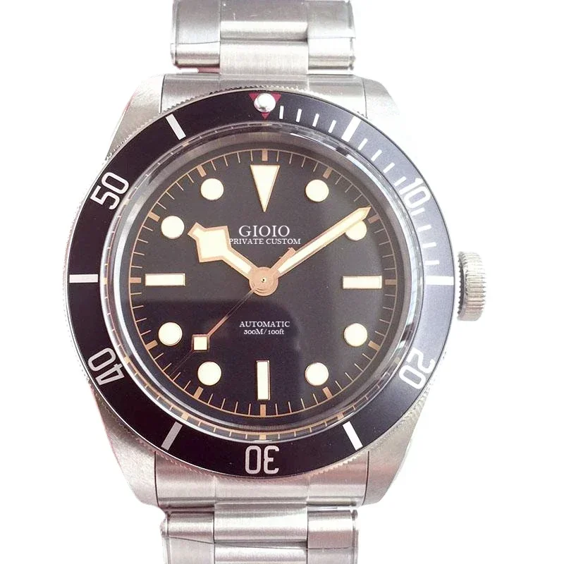 Luxury Mens Automatic Mechanical Watch Stainless Steel Red Blue Ceramic Bezel Black Dial Sapphire 42mm
Luxury Mens Automatic Mechanical Watch Stainless Steel Red Blue Ceramic Bezel Black Dial Sapphire 42mm