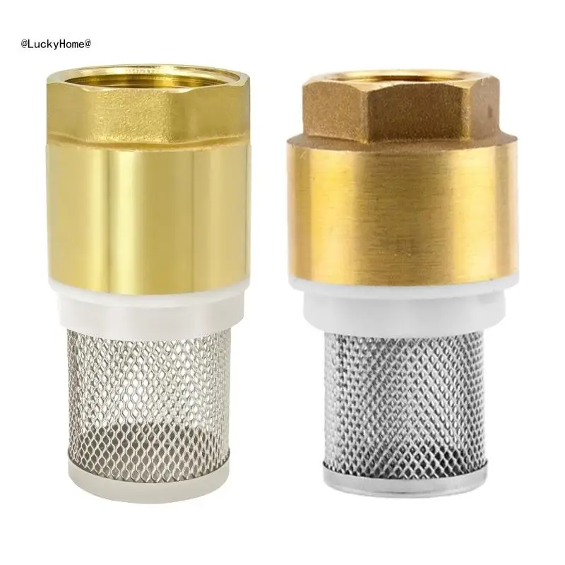 11UA Durable 1inch/3/4inch Brass Foot Filter with Stainless Steel Basket Vertical Check Valves Perfect for Tight Installation
11UA Durable 1inch/3/4inch Brass Foot Filter with Stainless Steel Basket Vertical Check Valves Perfect for Tight Installation