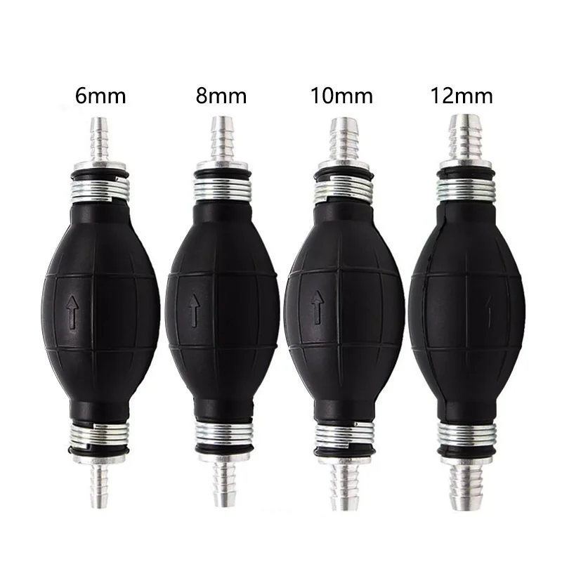 Universal Fuel Pump Rubber Manual Liquid oil Transfer Pump Petrol Diesel Hand Primer Bulb for Car Marine Outboard 6/8/10/12mm
Universal Fuel Pump Rubber Manual Liquid oil Transfer Pump Petrol Diesel Hand Primer Bulb for Car Marine Outboard 6/8/10/12mm