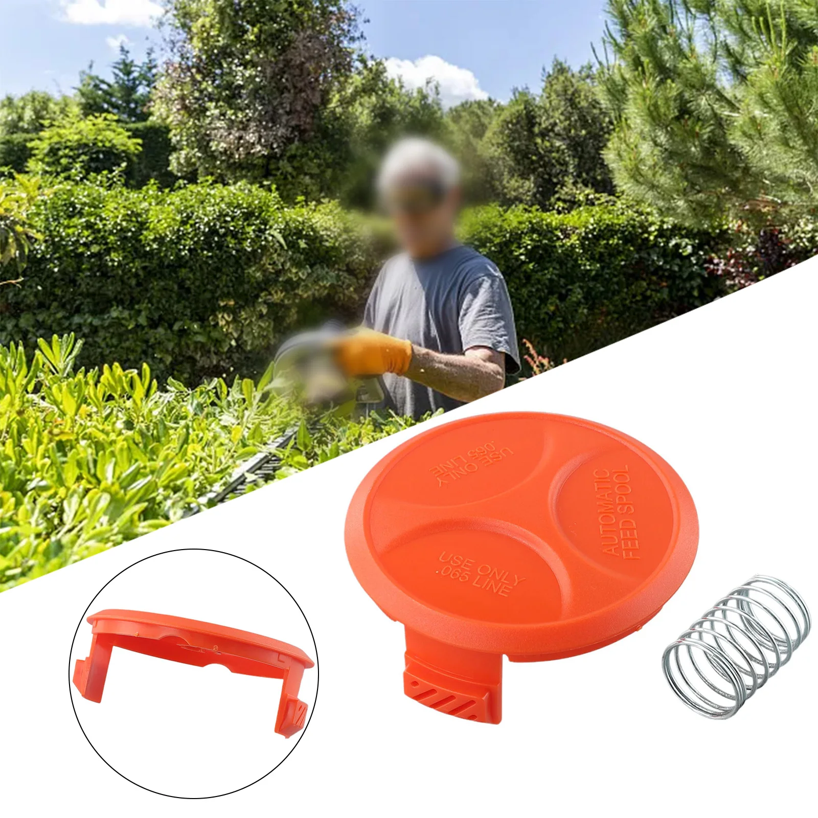 Trimmer Parts Spool Cover For Black Decker Trimmer Trimmer Spool Cover BESTA525 BESTA528 BESTA530 ST1823
Trimmer Parts Spool Cover For Black Decker Trimmer Trimmer Spool Cover BESTA525 BESTA528 BESTA530 ST1823