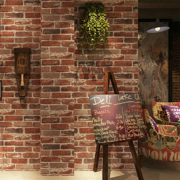 Vintage Industrial Loft Vinyl Rustic Vintage 3D Faux Brick Wallpaper Roll PVC Wallpaper Red Black Grey Yellow Washable
Vintage Industrial Loft Vinyl Rustic Vintage 3D Faux Brick Wallpaper Roll PVC Wallpaper Red Black Grey Yellow Washable