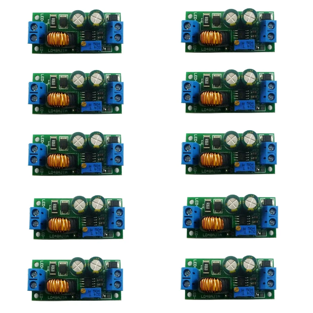 

10PCS DC 6-50V LD48AJTA 1-3A Potentiometer adjustable PWM LED Driver Controller DC-DC Step-down Constant Current Converter