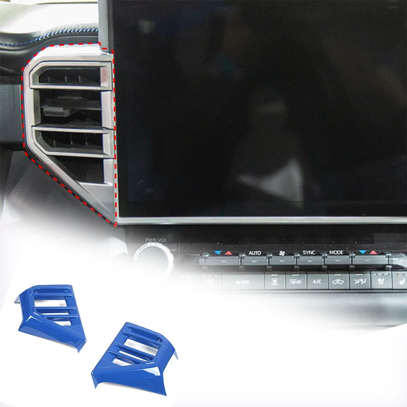 For Toyota Tundra 2022 ABS Center Control Air Outlet Frame Decorative Sticker Interior Accessories (High configuration version)
For Toyota Tundra 2022 ABS Center Control Air Outlet Frame Decorative Sticker Interior Accessories (High configuration version)