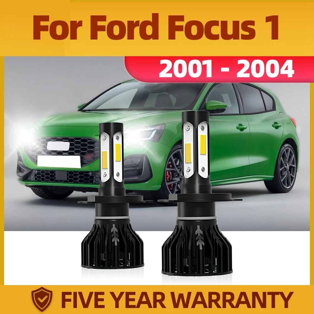 TEENRAM Plug-N-Play High Power Turbo LED Bulbs Bright Chip 6000K White H4 High Low Combo Lamps Kit For Ford Focus 1 2001-2004
TEENRAM Plug-N-Play High Power Turbo LED Bulbs Bright Chip 6000K White H4 High Low Combo Lamps Kit For Ford Focus 1 2001-2004