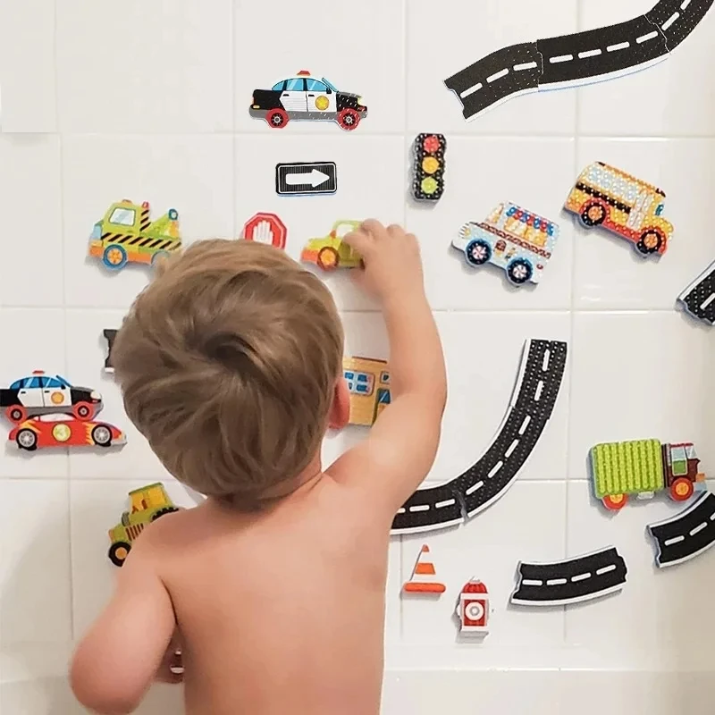 Baby Toy Traffic Bath Toy Set for Kids Foam Floating Bathroom Water Toys Shower Games for Boys Girls Toddlers 3 4 5 6 Years Gift
Baby Toy Traffic Bath Toy Set for Kids Foam Floating Bathroom Water Toys Shower Games for Boys Girls Toddlers 3 4 5 6 Years Gift