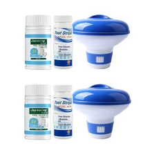 50/100g Swimming Pool Cleaning Tablets Chemical Floater Chlorine Bromine Floating Dispenser Applicator Spa Hot Tub Supplies
50/100g Swimming Pool Cleaning Tablets Chemical Floater Chlorine Bromine Floating Dispenser Applicator Spa Hot Tub Supplies