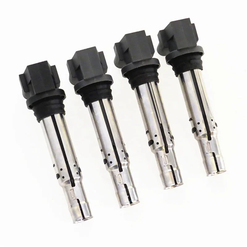 

036905715C 4Pcs Ignition Coil High Voltage Package for Audi A3 Volkswagen Polo Toucan Golf Cc Eos Passat