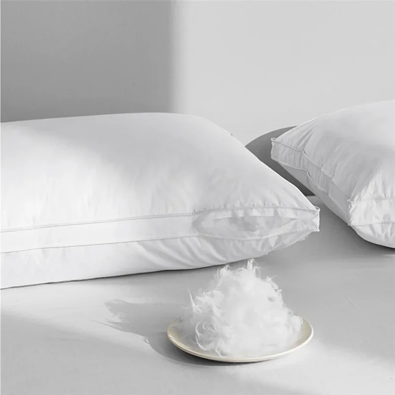 1 Pcs Goose Down Pillows Bed Pillow For Sleeping Neck Protection Pillow Slow Rebound 100% Cotton Cover 48x74 cm
1 Pcs Goose Down Pillows Bed Pillow For Sleeping Neck Protection Pillow Slow Rebound 100% Cotton Cover 48x74 cm