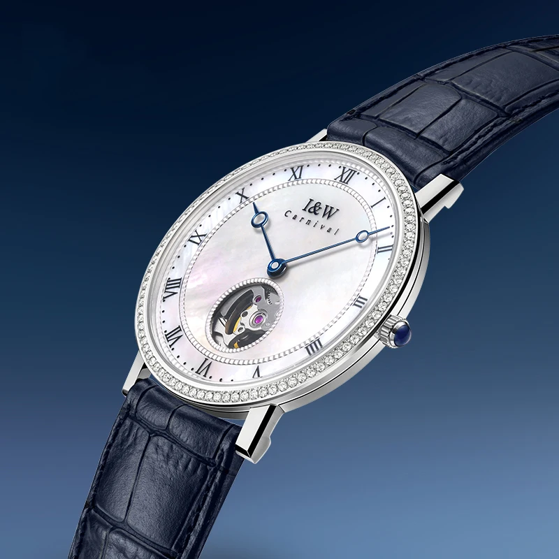 

2022 New MIYOTA 9029 Automatic Watch Luxury Brand I&W Ultrathin Tourbillon Mechanical Watch for Men Sapphire Glass Reloj Hombre