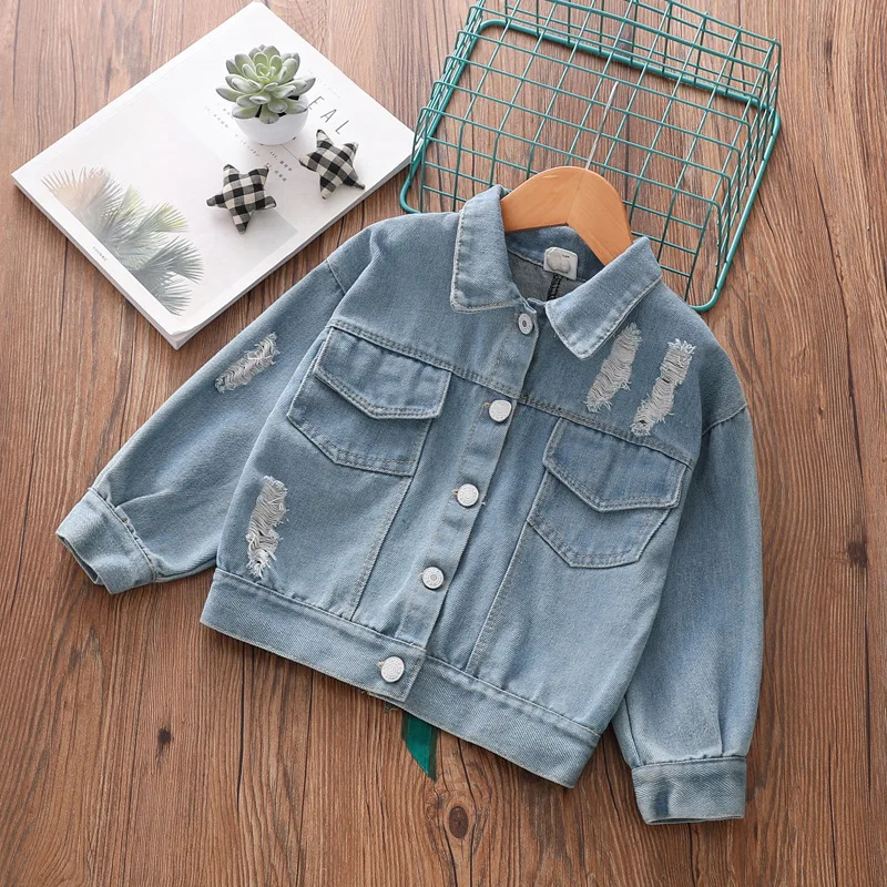 Girls' flower coat, washed denim, autumn and winter new versatile children's top, baby trendy, soft and comfortable, trendy
Girls' flower coat, washed denim, autumn and winter new versatile children's top, baby trendy, soft and comfortable, trendy