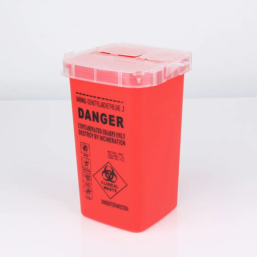 sharps box, sharps disposal container, sharps safe lock container garbage disposal cleaner supplies ( red )
sharps box, sharps disposal container, sharps safe lock container garbage disposal cleaner supplies ( red )