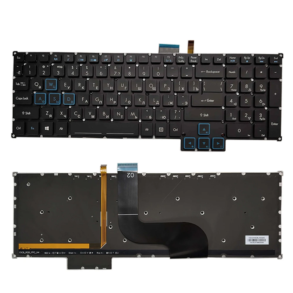 G9-591 RU Laptop Keyboard For ACER Predator 17 15/591R G9-592/593 G9-791/792 Backlight 15C8UX18BG0293
G9-591 RU Laptop Keyboard For ACER Predator 17 15/591R G9-592/593 G9-791/792 Backlight 15C8UX18BG0293