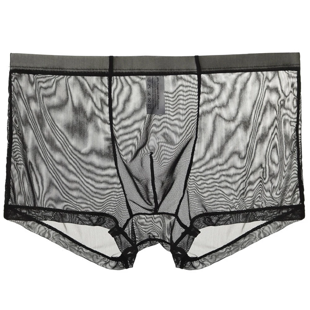 Men's Sexy Mesh Boxer Ultra-thin Transoarent Briefs Swim Short Underwear Summer Breathable Shorts Trunks Soft Erotic Underpant
Men's Sexy Mesh Boxer Ultra-thin Transoarent Briefs Swim Short Underwear Summer Breathable Shorts Trunks Soft Erotic Underpant