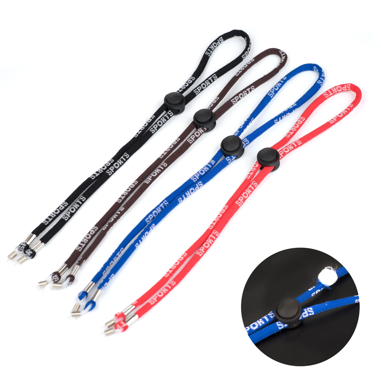 Sports Anti-skid Outdoor Glasses Ropes Adult Children Adjustable Eyewear Retainer , Sunglasses Holder Strap Rope JS1001
Sports Anti-skid Outdoor Glasses Ropes Adult Children Adjustable Eyewear Retainer , Sunglasses Holder Strap Rope JS1001