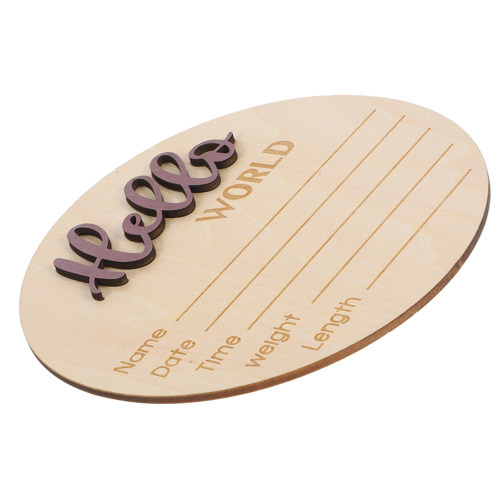Baby Birth Sign Card Photography Prop Welcome Newborn Announcement for Wooden Logo Name Hospital
Baby Birth Sign Card Photography Prop Welcome Newborn Announcement for Wooden Logo Name Hospital