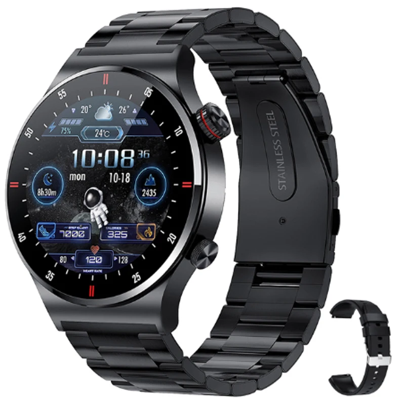 

for Fly Life Compact 4G OnePlus 10 Pro 9 Pro OPPO Reno8 Blood Pressure Heart Rate Watches Waterproof FitnessTracker Smartwatch