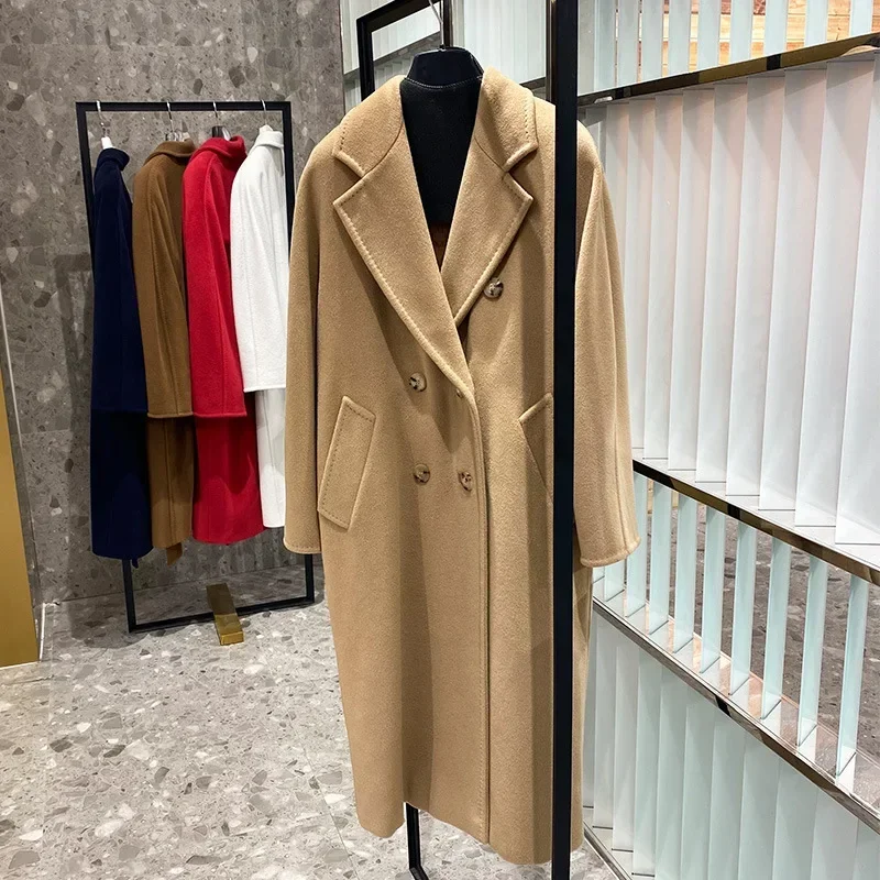 Wool Jacket Autumn 2022 New Korean Vintage Overcoat Double Breasted Loose Woolen Tops Coat Female Long Cashmere Woman Clothes
Wool Jacket Autumn 2022 New Korean Vintage Overcoat Double Breasted Loose Woolen Tops Coat Female Long Cashmere Woman Clothes