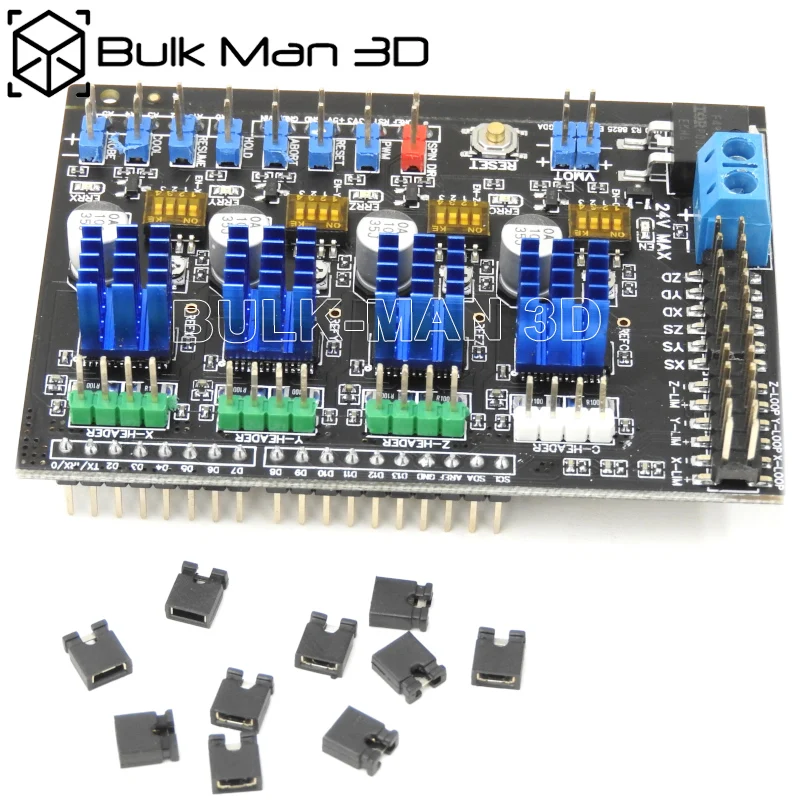 Maker Shield Controller Board for Ultimate Bee, QueenBee PRO, WorkBee CNC Engraving Milling Machine
Maker Shield Controller Board for Ultimate Bee, QueenBee PRO, WorkBee CNC Engraving Milling Machine