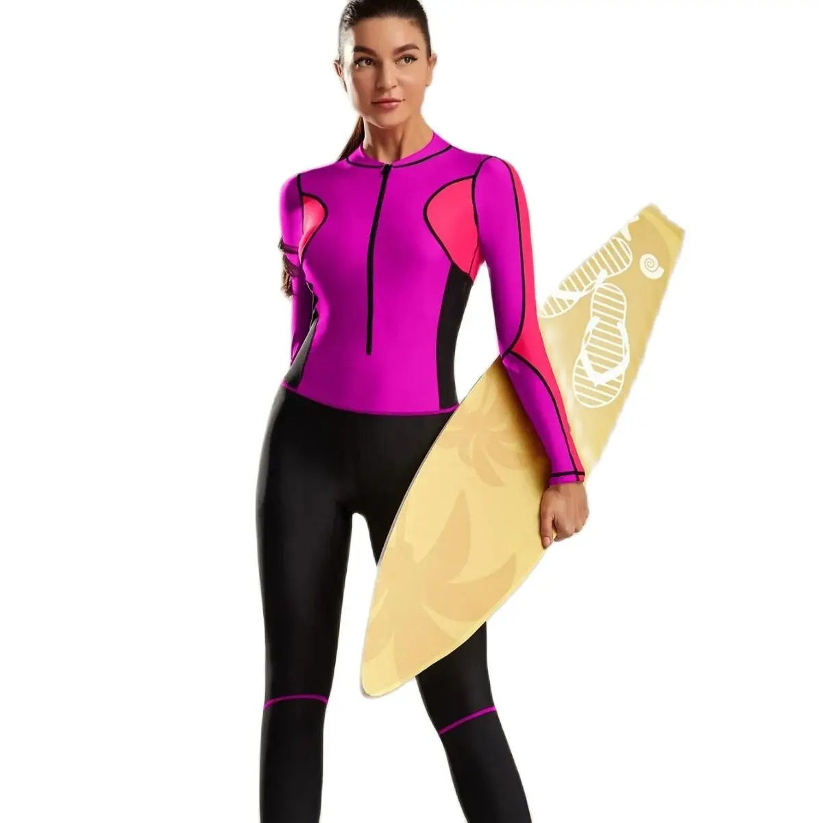 

Hasema Mayo Tesetur New Arrival Muslim Women's Full Body Wetsuit Long Sleeve Surfing Swimming Suit Burkini Femme Musulmane