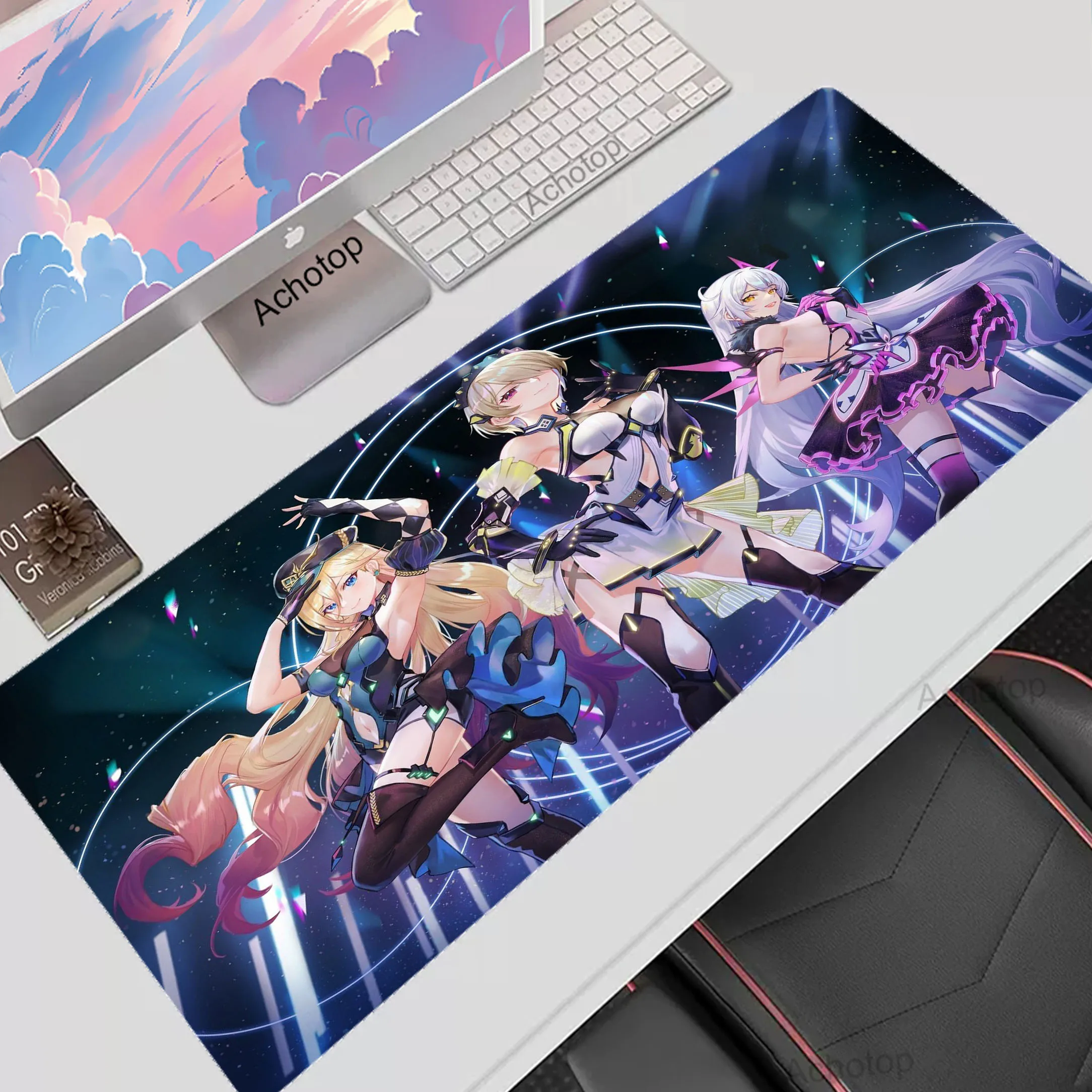 

Honkai Impact Mouse Pad XXL 90x40 Gaming Accessories Mousemat Gamer Desktop Carpet Pc Game Keyboard Mousepad Office Deskmat