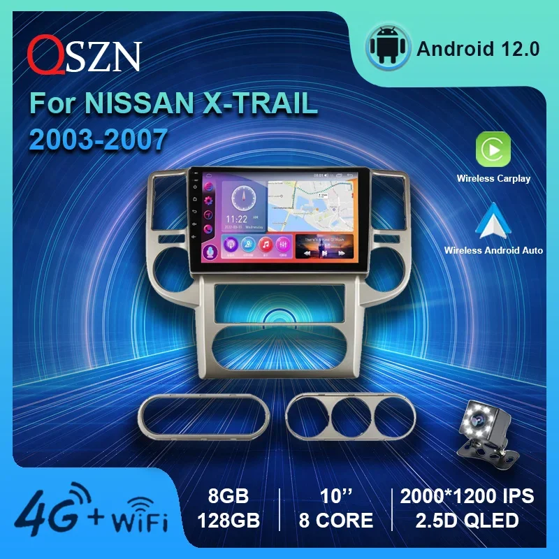 QSZN 2K QLED Android 12 автомобильное радио для NISSAN X-TRAIL 2003 2004 2005- 2007 мультимедийный видеоплеер GPS 4G Carplay автомобильная навигация
QSZN 2K QLED Android 12 автомобильное радио для NISSAN X-TRAIL 2003 2004 2005- 2007 мультимедийный видеоплеер GPS 4G Carplay автомобильная навигация
