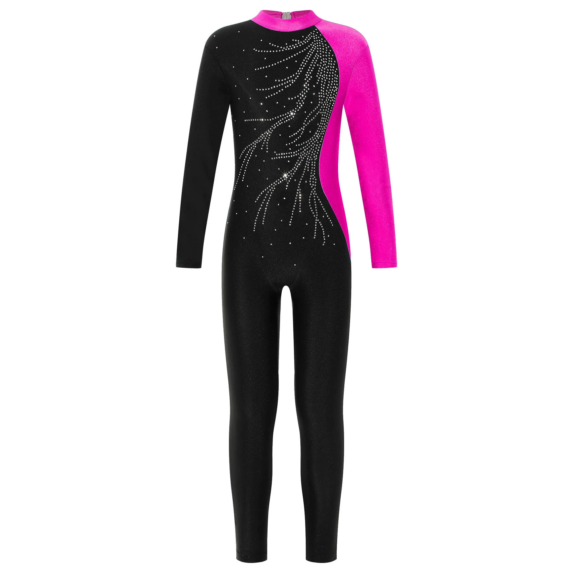 Gymnastics Jumpsuit Kids Girls Ballet Dance Costume Children Shiny Rhinestone Figure Skating Ballet Tights Long Sleeve Dancewear
Gymnastics Jumpsuit Kids Girls Ballet Dance Costume Children Shiny Rhinestone Figure Skating Ballet Tights Long Sleeve Dancewear