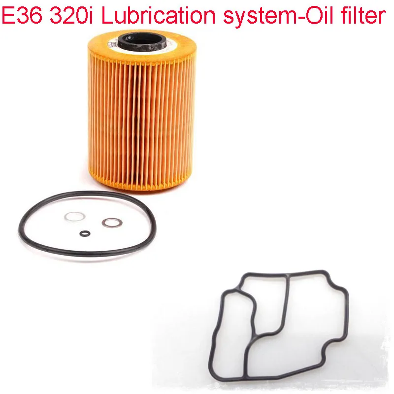 for 3' E36 320i Lubrication system-Oil filter 11421730389 11421719855 oil filter and gasket
for 3' E36 320i Lubrication system-Oil filter 11421730389 11421719855 oil filter and gasket