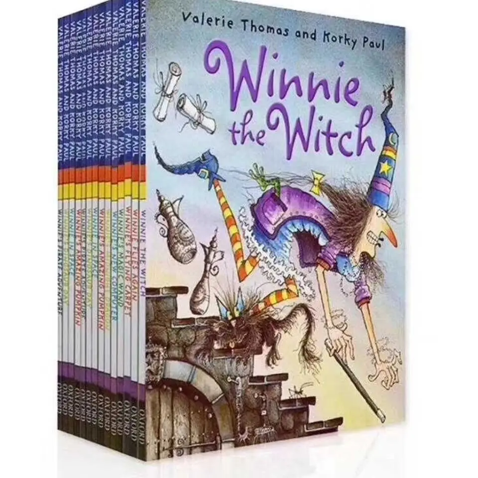 14 Book/Set English Picture Book Winnie The Witch English Story Book Child Early Education Kids Reading Book 3-6 Years
14 Book/Set English Picture Book Winnie The Witch English Story Book Child Early Education Kids Reading Book 3-6 Years
