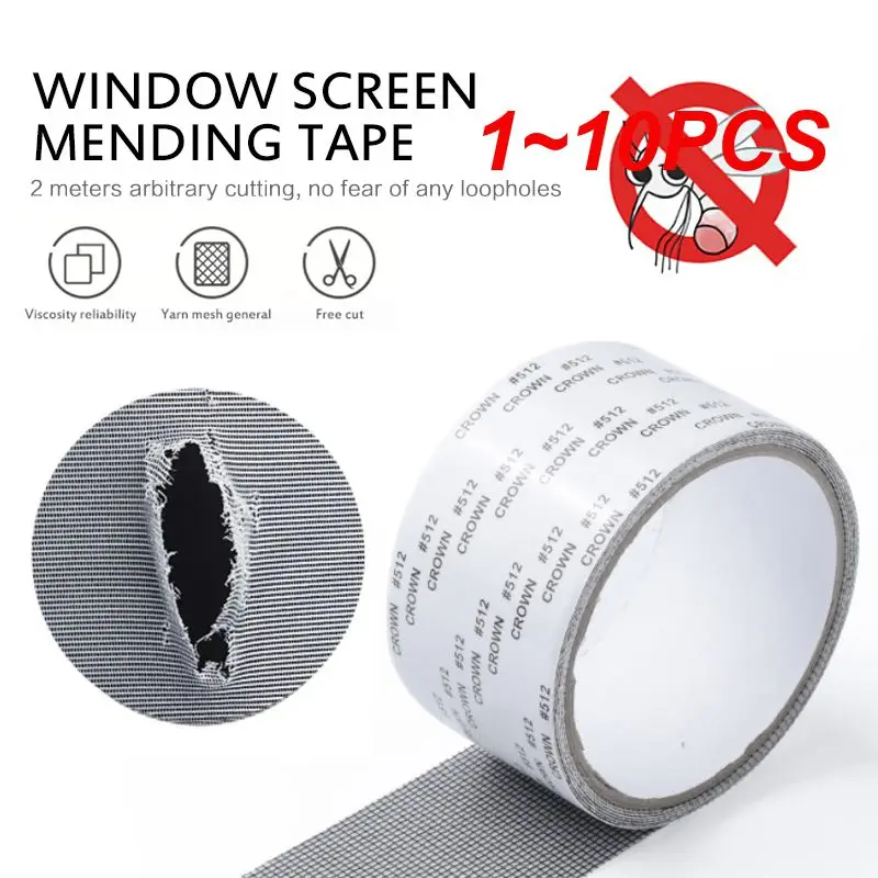 

Прочная самоклеящаяся москитная сетка для экрана, сетка из стекловолокна для ремонта отверстий от слез, 1 ~ 10 шт.