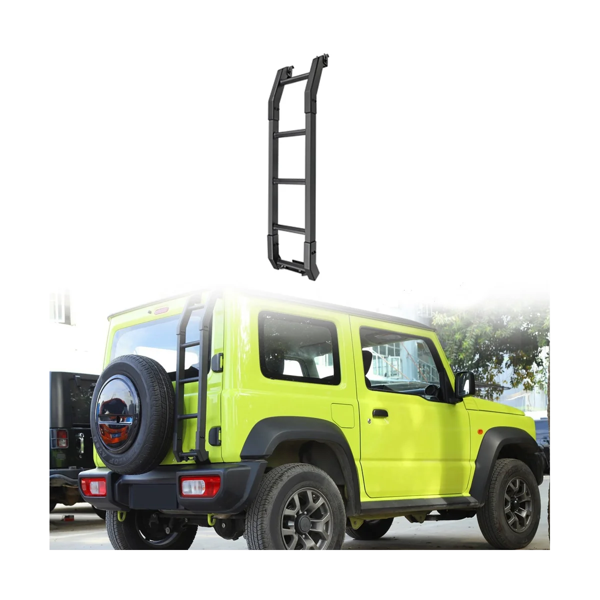 Алюминиевая Автомобильная лестница заднего хода для Suzuki Jimny 2019 2020 2021 2022 JB64 JB74, экстерьерные аксессуары для скалолазания
Алюминиевая Автомобильная лестница заднего хода для Suzuki Jimny 2019 2020 2021 2022 JB64 JB74, экстерьерные аксессуары для скалолазания