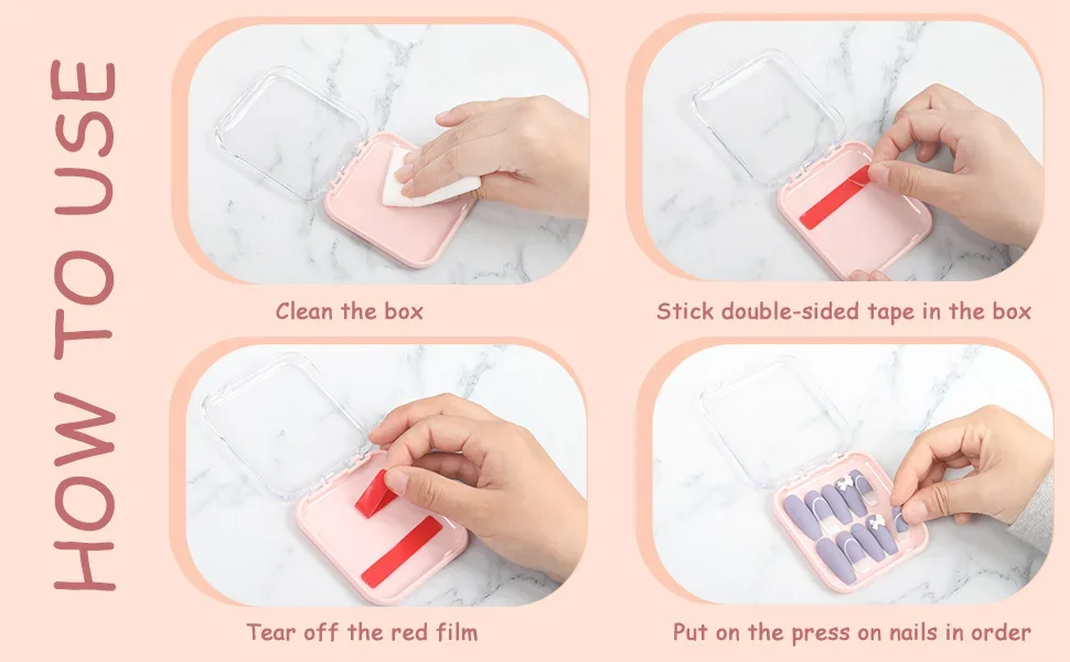 Storage Box Cosmetic Storage Box Transparent Stripe Rectangular Cover Dust Proof Handmade Nail Sealed Table Top Packaging Box 14 Sf576d683014c4e61a81dd2044ebf10b5a