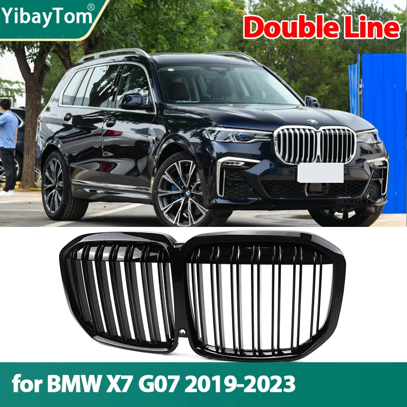 Car Front Kidney Grilles Racing grill for BMW X7 G07 2019-2023 Car Accessories M Look Front Bumper Dual line Double Slat Styling
Car Front Kidney Grilles Racing grill for BMW X7 G07 2019-2023 Car Accessories M Look Front Bumper Dual line Double Slat Styling