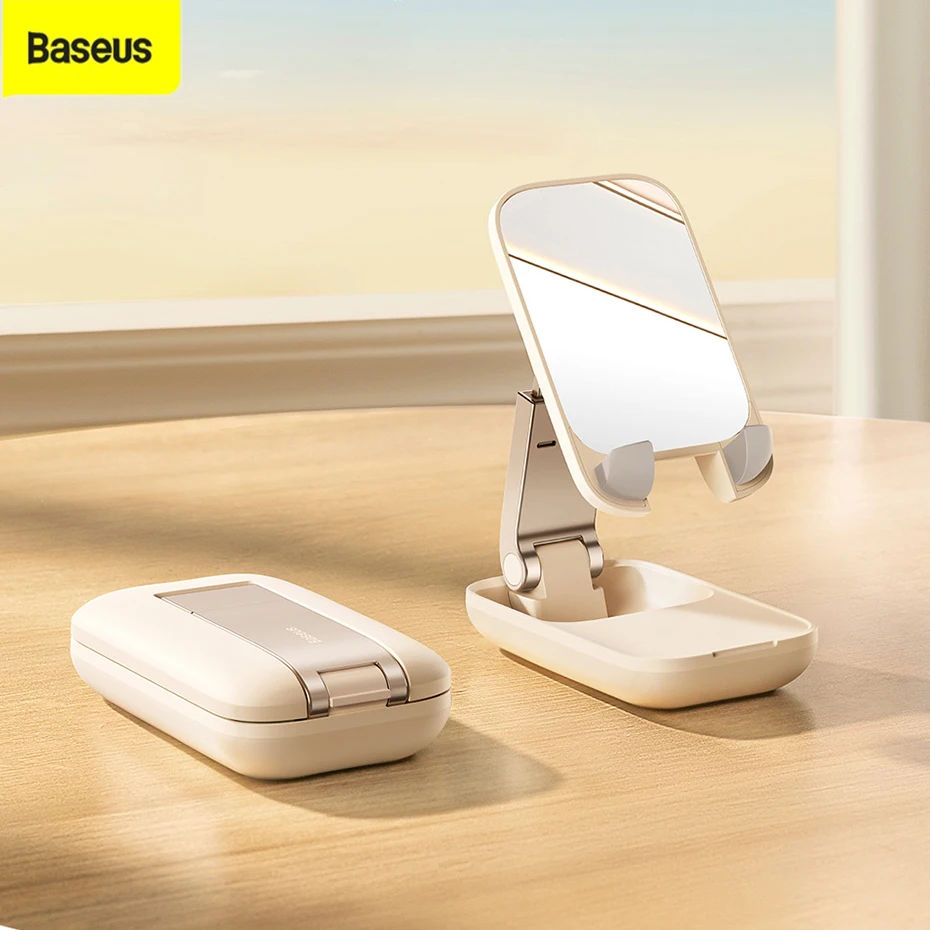 Baseus Mobile Phone Stand Desktop Folding Phone Stand Height adjustable Flip open desigh Mirror Desktop Stand
Baseus Mobile Phone Stand Desktop Folding Phone Stand Height adjustable Flip open desigh Mirror Desktop Stand