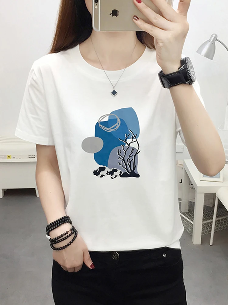 Graphic T Shirts 2022 Summer Printing T Shirt Women Short Sleeve Top Black Cotton Tee Korean Fashion Woman Clothes Poleras Mujer
Graphic T Shirts 2022 Summer Printing T Shirt Women Short Sleeve Top Black Cotton Tee Korean Fashion Woman Clothes Poleras Mujer