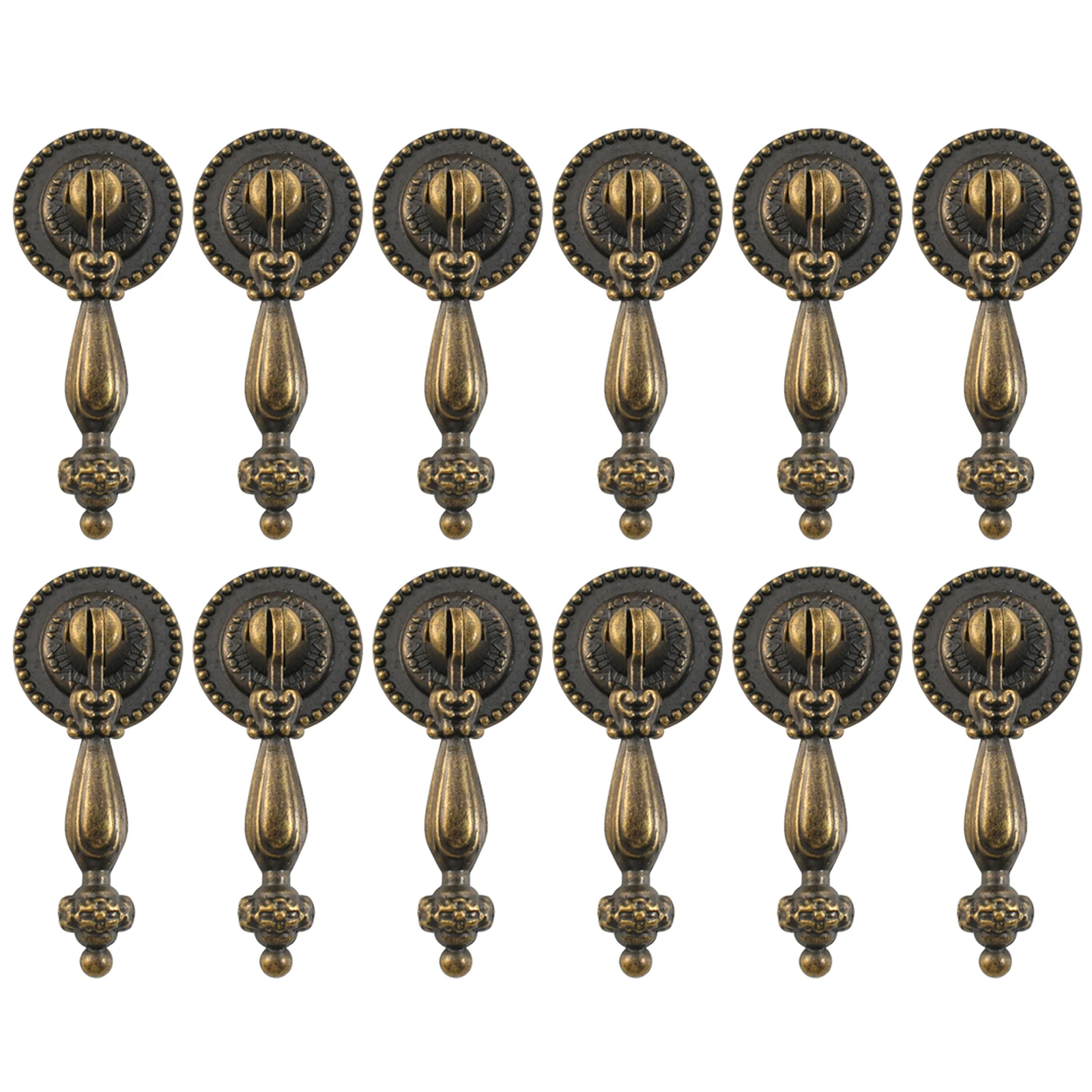 12 Pcs Antique Bronze Handle Cabinet Door Drawer Furniture Hardware Zinc Alloy Single Hole Handle Hardware Home Improvement
12 Pcs Antique Bronze Handle Cabinet Door Drawer Furniture Hardware Zinc Alloy Single Hole Handle Hardware Home Improvement