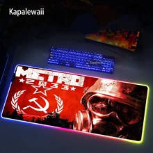 Metro 2033 RGB Mouse Pad Large Mouse Pad Gaming Mouse Pad Rubber Gamer Computer Mousepad Led Backlight Carpet Keyboard Desk Mat
Metro 2033 RGB Mouse Pad Large Mouse Pad Gaming Mouse Pad Rubber Gamer Computer Mousepad Led Backlight Carpet Keyboard Desk Mat