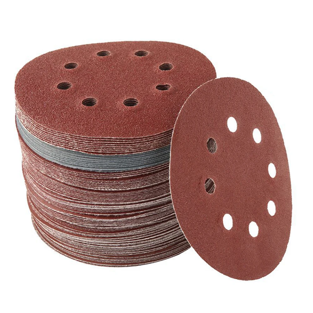 100pcs Sandpaper 5'' 80-3000grit 8Hole Hook&loop Sanding Disc For Wood Metal Rubber Leather Polishing Machine Tool Sander Parts
100pcs Sandpaper 5'' 80-3000grit 8Hole Hook&loop Sanding Disc For Wood Metal Rubber Leather Polishing Machine Tool Sander Parts