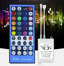 RGBW LED Controller 40-key 5-pin Infrared Remote cControl for 5050 Strip Light DC12V-24V
RGBW LED Controller 40-key 5-pin Infrared Remote cControl for 5050 Strip Light DC12V-24V