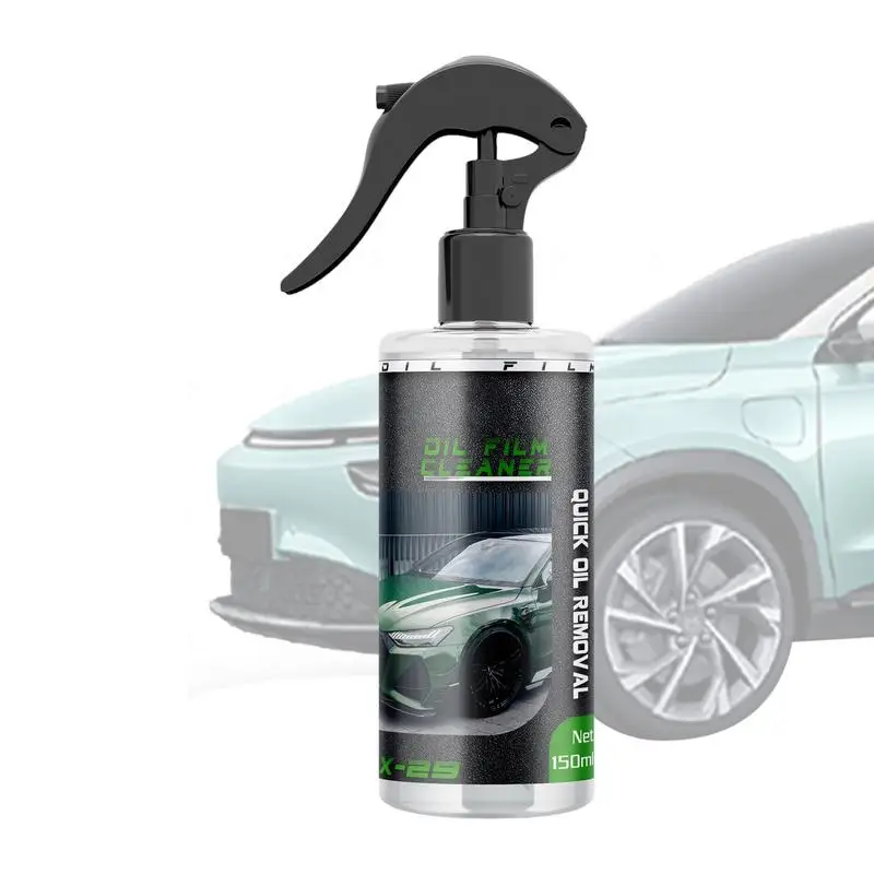 

Glass Oil Film Remover Glass Degreaser Spray Stain & Windshield Remover 150ml Glass Film Removal Solution For Window Car Home RV