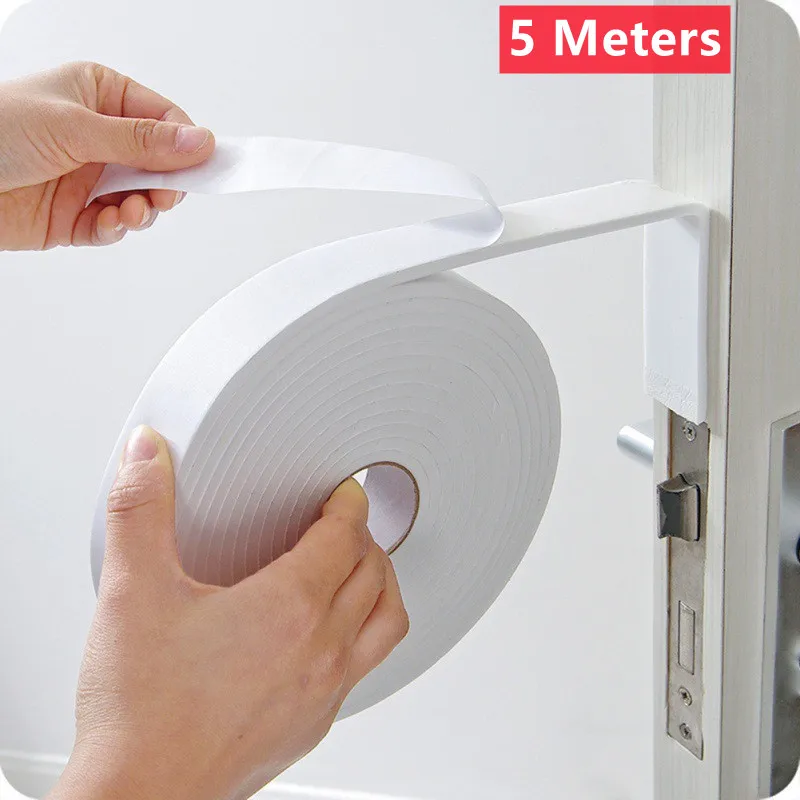 5 Meters /Roll Home Insulation Tape Dustproof Windproof Weather Stripping Draught Excluder Soundproof Door Window Sealing Strip
5 Meters /Roll Home Insulation Tape Dustproof Windproof Weather Stripping Draught Excluder Soundproof Door Window Sealing Strip