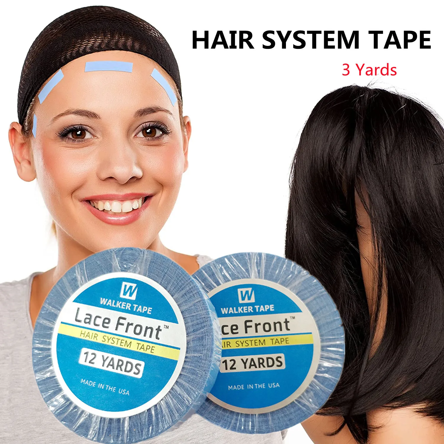 3 Yards Wig Lace Adhesive Tape Waterproof Double-sided Adhesive Tape For Hair Extension/Lace Wig/Toupee Hair System Tape
3 Yards Wig Lace Adhesive Tape Waterproof Double-sided Adhesive Tape For Hair Extension/Lace Wig/Toupee Hair System Tape