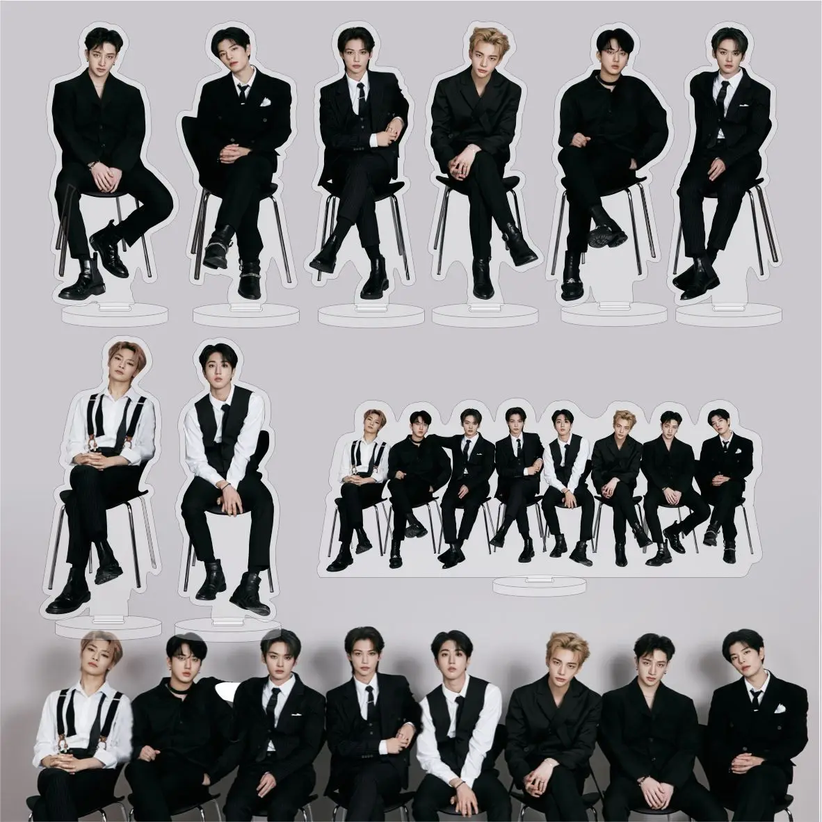 KPOP Stray Kids × NACIFIC Photos Full-Body Acrylic Stand Model HyunJin Felix Figure Double-Sided Desktop Ornament Fans Gifts 
KPOP Stray Kids × NACIFIC Photos Full-Body Acrylic Stand Model HyunJin Felix Figure Double-Sided Desktop Ornament Fans Gifts