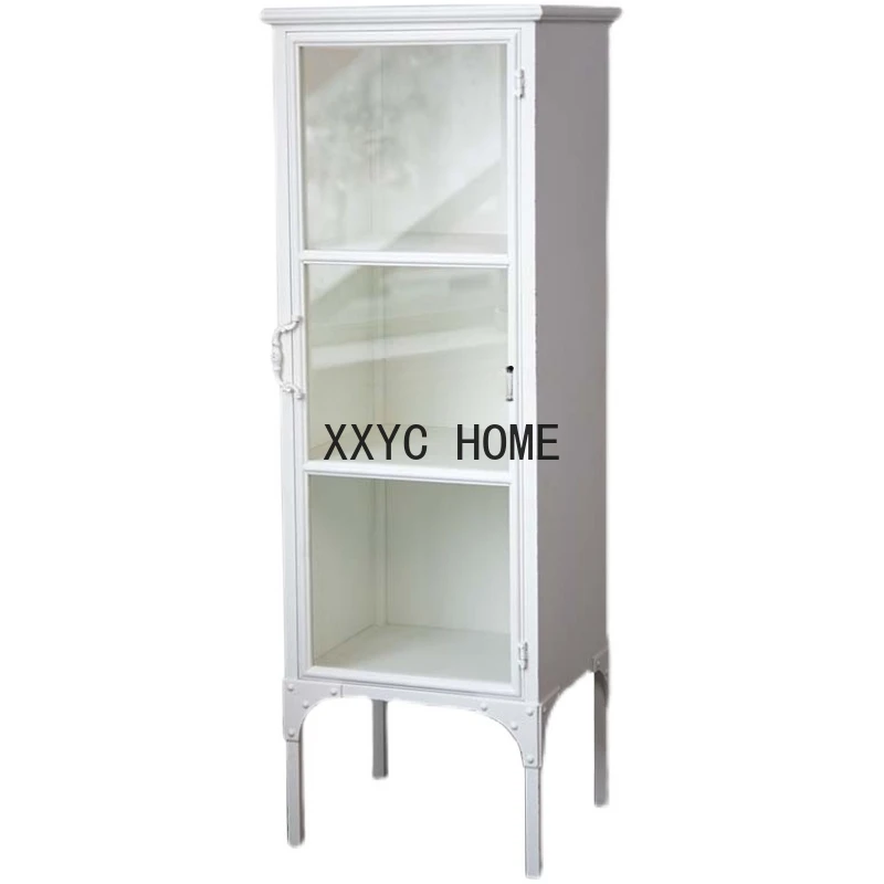 French Country White Iron Sheet Glass Storage Side Cabinet Display Cabinet Living Room Sofa Storage Corner Cabinet
French Country White Iron Sheet Glass Storage Side Cabinet Display Cabinet Living Room Sofa Storage Corner Cabinet