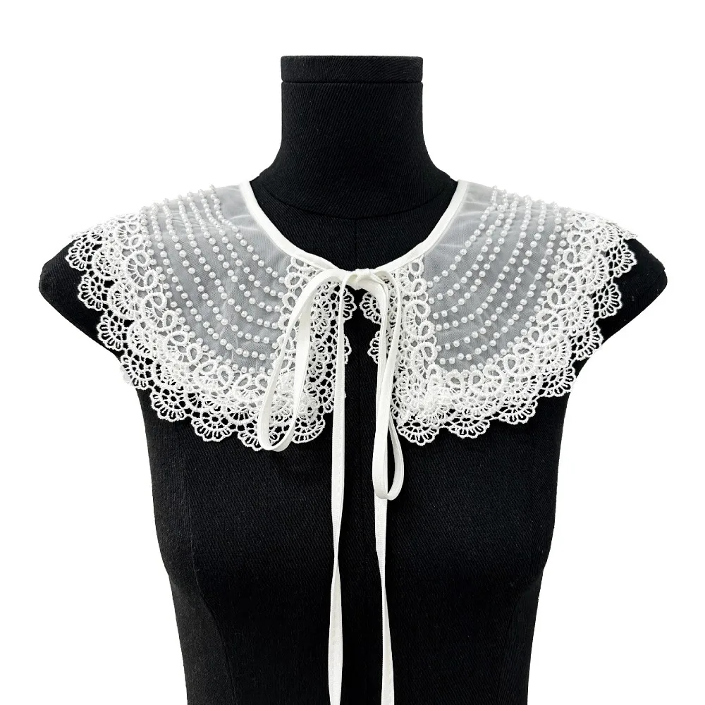 Искусственный воротник, женский кружевной воротник, новинка, шаль на шнуровке, вышивка из органзы, воротник с передней планкой, платье, украшение для блузки
Искусственный воротник, женский кружевной воротник, новинка, шаль на шнуровке, вышивка из органзы, воротник с передней планкой, платье, украшение для блузки