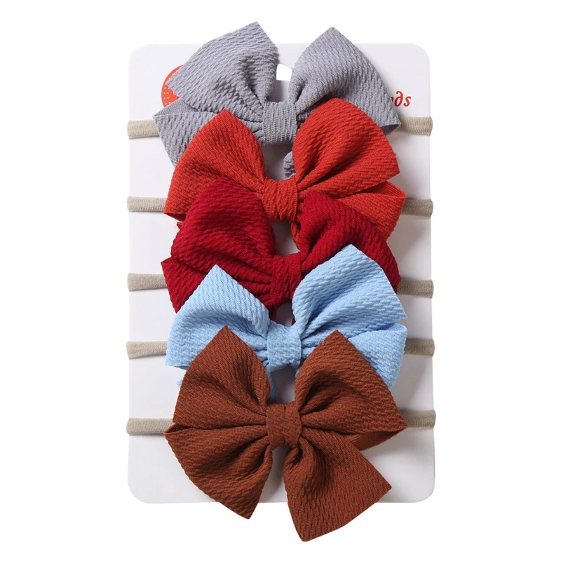 5 Pcs Baby Girls Elastic Bows Headband Soft Fashion Princess Bowknot Hair Band Newborn Toddler Kids Headwear Hair Accessories
5 Pcs Baby Girls Elastic Bows Headband Soft Fashion Princess Bowknot Hair Band Newborn Toddler Kids Headwear Hair Accessories