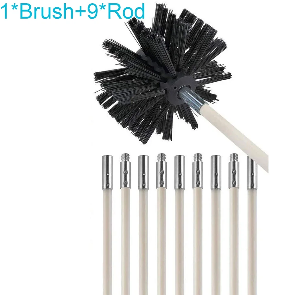 Flexible Flue Brush Rods Chimney Brush Kit Chimney Sweep Soot Cleaning Rod Nylon High Temperature Aging Corrosion Resistant
Flexible Flue Brush Rods Chimney Brush Kit Chimney Sweep Soot Cleaning Rod Nylon High Temperature Aging Corrosion Resistant