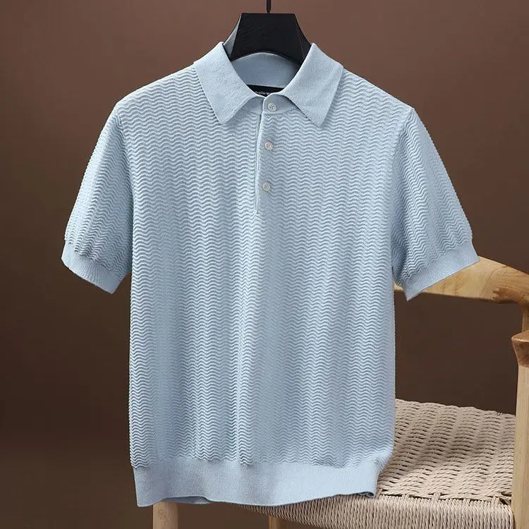 2024 Summer Men Solid Color Tops New Korean Style Button Polo Shirts Fashion Casual Loose Lapel Polo Shirts Men's Clothing A23
2024 Summer Men Solid Color Tops New Korean Style Button Polo Shirts Fashion Casual Loose Lapel Polo Shirts Men's Clothing A23