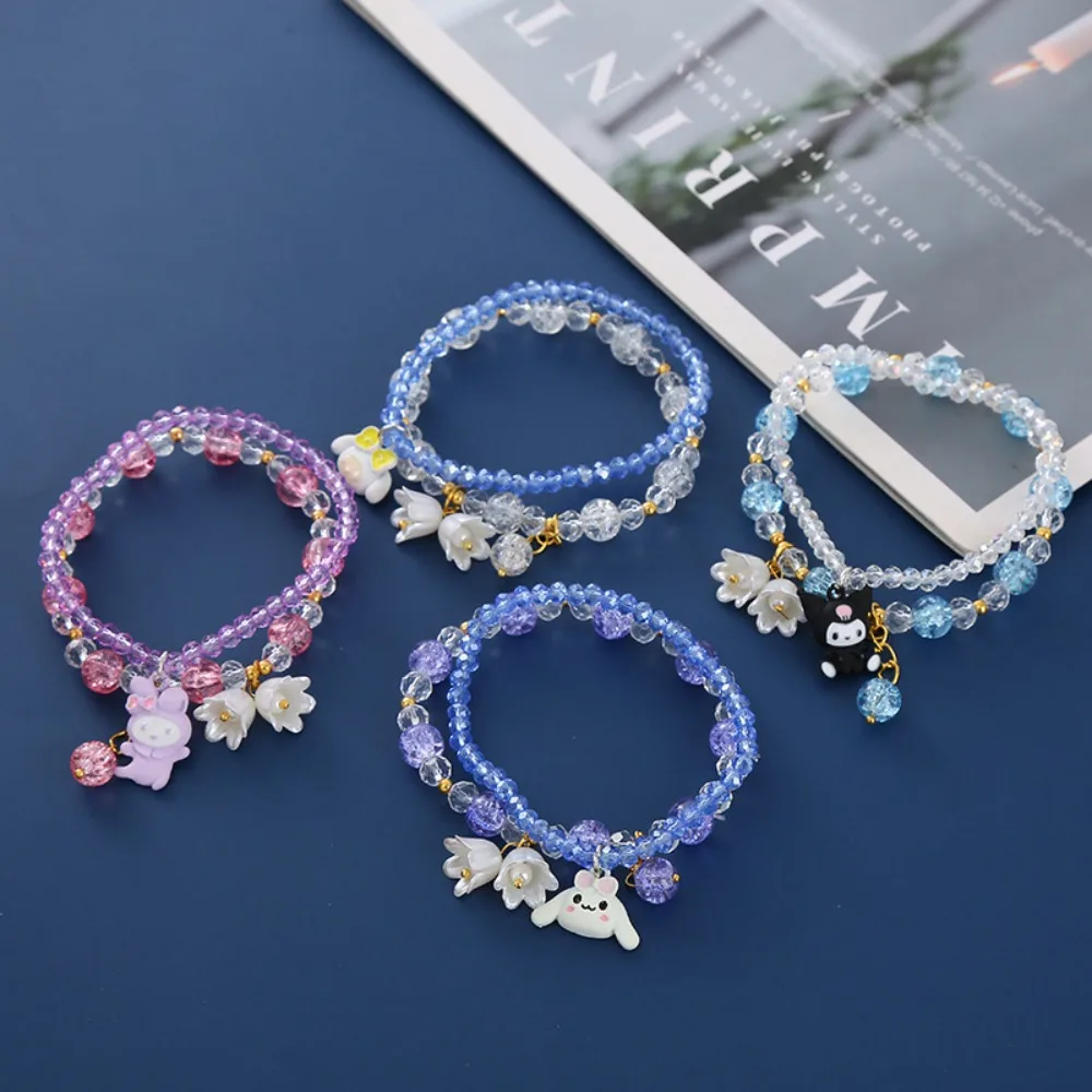 Sanrio Bracelet Cute Kuromi Pachacco Cartoon Melody Crystal Couple Bracelet Chain Party Wedding Jewelry Holiday for Women Gift
Sanrio Bracelet Cute Kuromi Pachacco Cartoon Melody Crystal Couple Bracelet Chain Party Wedding Jewelry Holiday for Women Gift