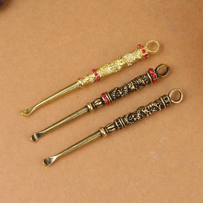 1pc Retro Brass Dragon Portable Ear Cleaning Tool Ear Pick Ear Wax Remover Curette Cleaner Keychain Pendants Ear Spoons
1pc Retro Brass Dragon Portable Ear Cleaning Tool Ear Pick Ear Wax Remover Curette Cleaner Keychain Pendants Ear Spoons